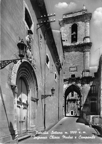 Cartolina - Postcard - Petralia Sottana - Ingresso Chiesa Madre …