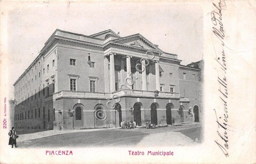 Cartolina - Postcard - Piacenza - Teatro Municipale - anni …