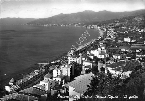 Cartolina - Postcard - Pietra Ligure il Golfo panorama parziale …