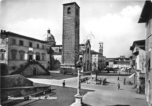 Cartolina - Postcard - Pietrasanta - Piazza del Duomo - …