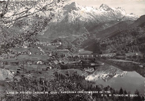 Cartolina - Postcard - Pieve di Cadore - lago - …