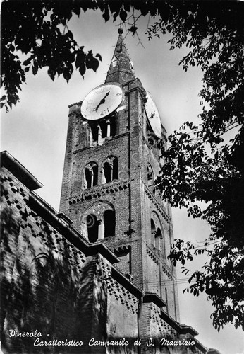 Cartolina - Postcard - Pinerolo - Campanile S. Maurizio - …