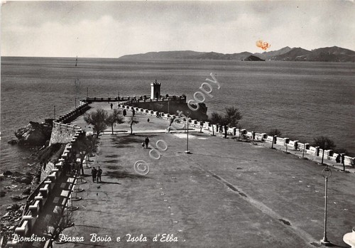 Cartolina - Postcard - Piombino - Piazza Bovio - 1957
