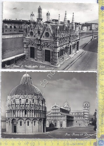 Cartolina - Postcard - Pisa - 2 cartoline - anni …