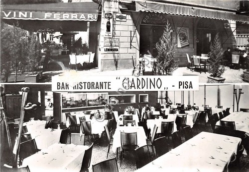 Cartolina - Postcard - Pisa - Ristorante Giardino - anni …