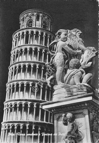 Cartolina - Postcard - Pisa - Torre - Fontana dei …
