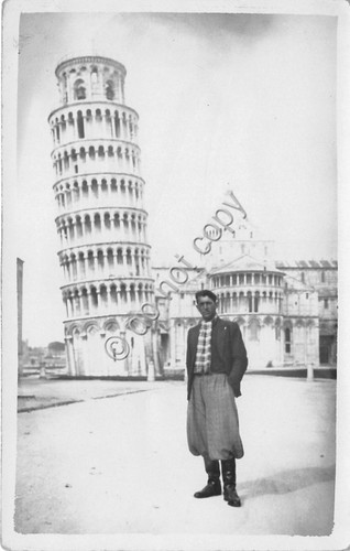Cartolina - Postcard - Pisa - Torre - Uomo - …