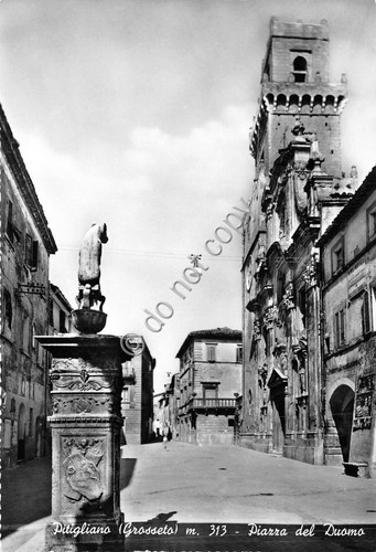 Cartolina - Postcard - Pitigliano - Piazza del Duomo - …
