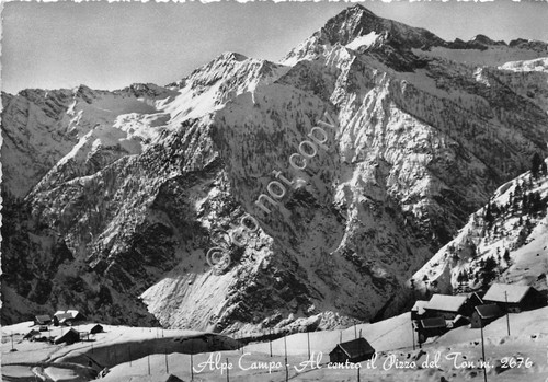 Cartolina - Postcard - Pizzo del Ton - Alpe Campo …