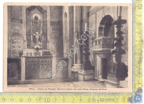 Cartolina - Postcard - Pola - Interno del Famedio Marinaio …