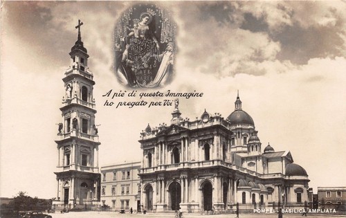 Cartolina - Postcard - Pompei - Basilica - A piè …
