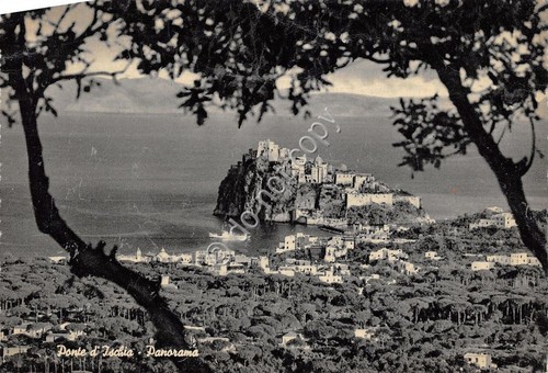 Cartolina - Postcard - Ponte d'Ischia - Panorama - anni …