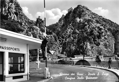 Cartolina - Postcard - Ponte San Luigi - Confine Italo …