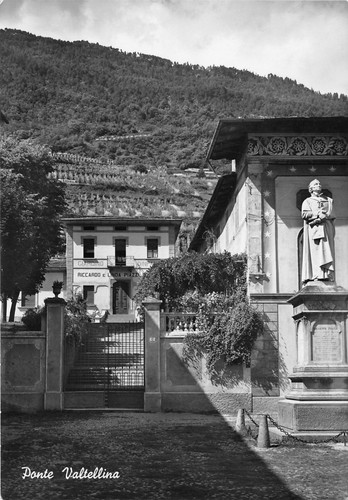 Cartolina - Postcard - Ponte Valtellina - Asilo Infanzia Piazzi …