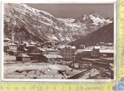 Cartolina - Postcard - Porta Littoria - la Thuile - …