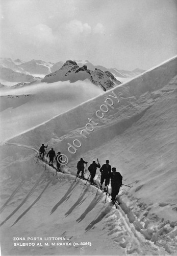 Cartolina - Postcard - Porta Littoria - Salendo al Monte …