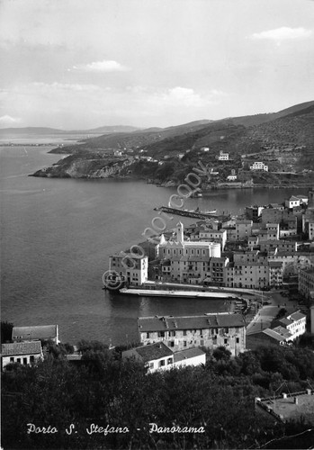 Cartolina - Postcard - Porto Santo Stefano - panorama dall'alto …