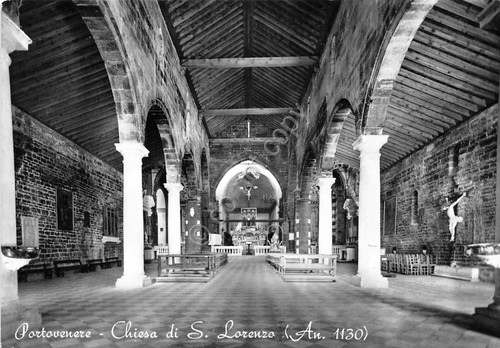 Cartolina - Postcard - Portovenere - Chiesa di S. Lorenzo …