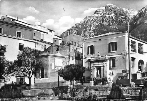 Cartolina - Postcard - Postiglione - piazza Diaz - 1972