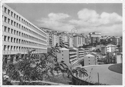 Cartolina - Postcard - Potenza - Liceo Ginnasio - anni …