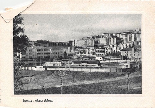 Cartolina - Postcard - Potenza - Rione Libertà - 1955