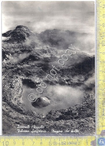Cartolina - Postcard - Pozzuoli - Vulcano salfatara - Magma …