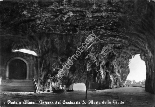 Cartolina - Postcard - Praia a mare - Interno Santuario …