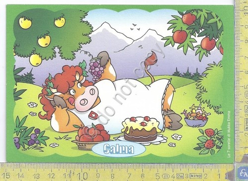 Cartolina - Postcard - Pubblicitaria Emmentaler - Mucca Calma