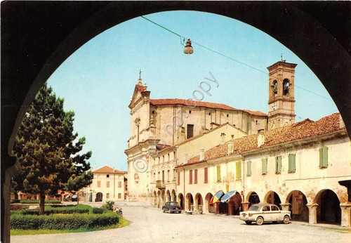 Cartolina - Postcard - Quingentole - Piazza Italia - 1977