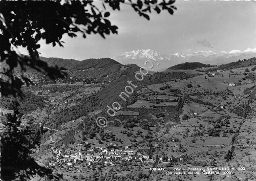 Cartolina - Postcard - Ramponio - Panorama - Vista Monte …