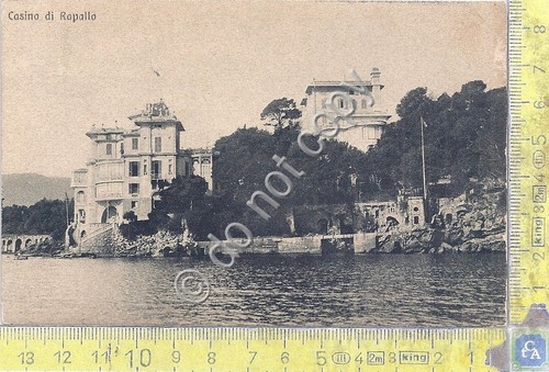 Cartolina - Postcard - Rapallo - Castello - anni '40