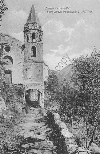 Cartolina - Postcard - Ravello - Campanile Chiesa Vecchia S. …