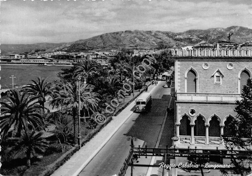 Cartolina - Postcard - Reggio Calabria - Lungomare - anni …