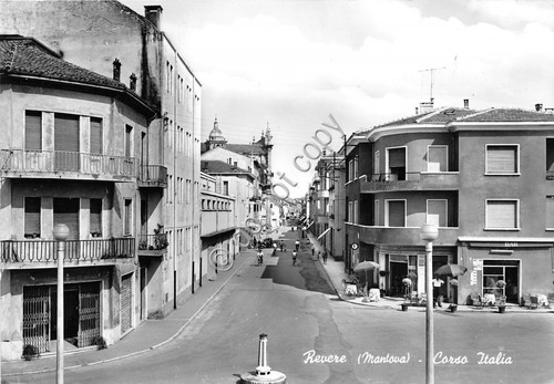 Cartolina - Postcard - Revere - Corso Italia - 1966