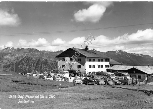 Cartolina - Postcard - Rifugio Passo del Giovo - auto …