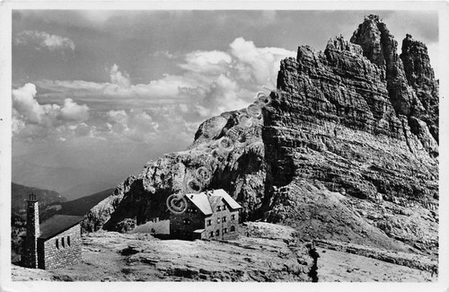 Cartolina - Postcard - Rifugio Pedrotti - Chiesetta al Redentore …