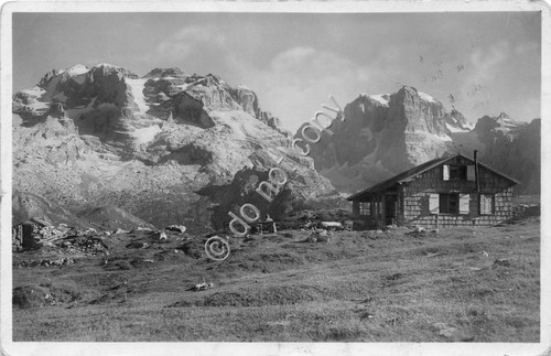 Cartolina - Postcard - Rifugio sullo Spinale - Timbro IX …