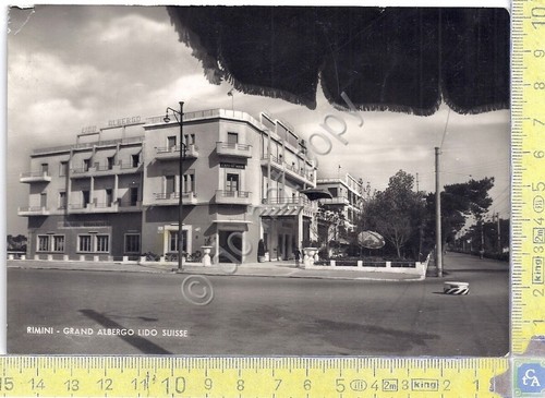 Cartolina - Postcard - Rimini - Grande Albergo Lido Suisse …