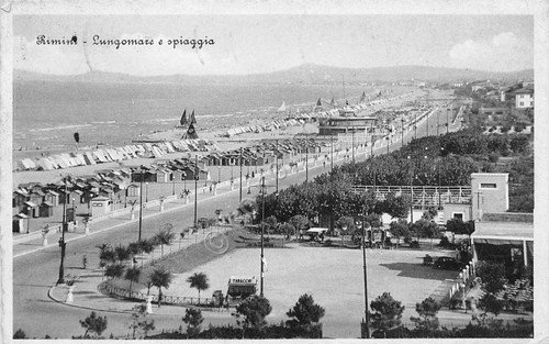 Cartolina - Postcard - Rimini - Lungomare - Spiaggia - …