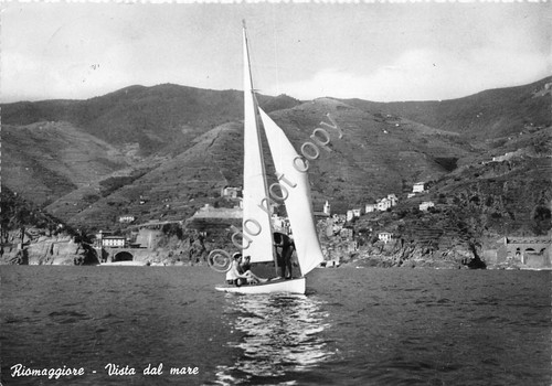 Cartolina - Postcard - Rio Maggiore - Vista dal mare …