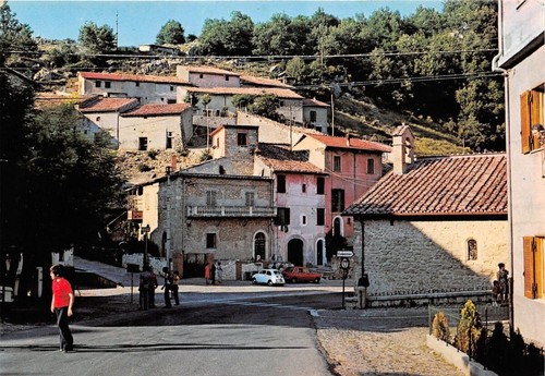Cartolina - Postcard - Riofreddo - Piazza Annunziata - 1984