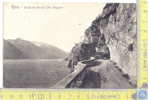 Cartolina - Postcard - Riva - Strada del Ponale e …