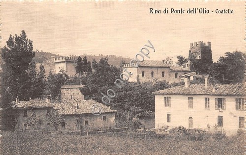 Cartolina - Postcard - Riva di Ponte dell'Olio - Castello …