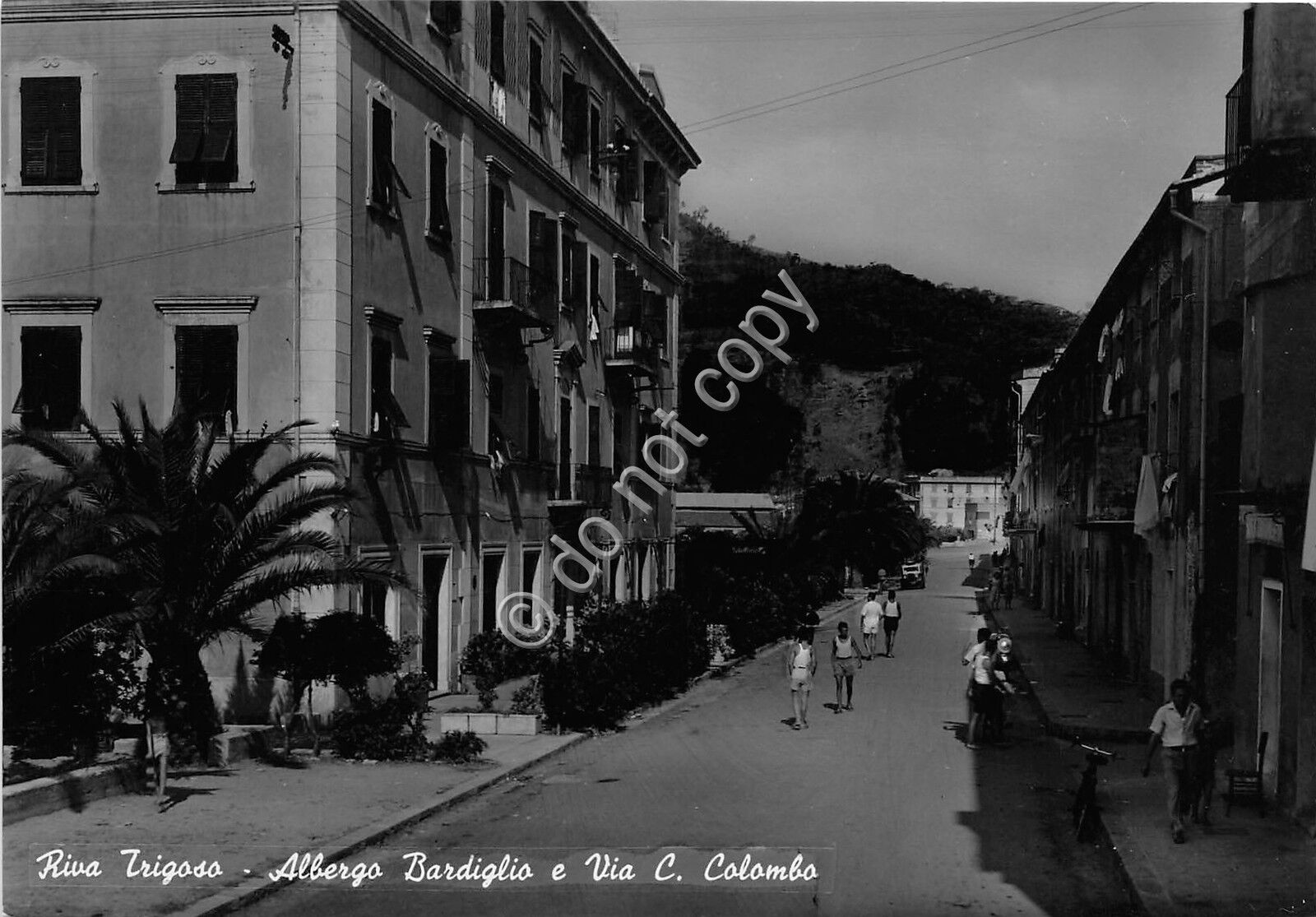 Cartolina - Postcard - Riva Trigoso - Albergo Bardiglio - …