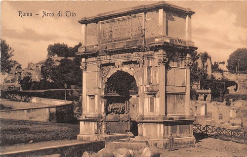 Cartolina - Postcard - Roma - Arco di Tito - …