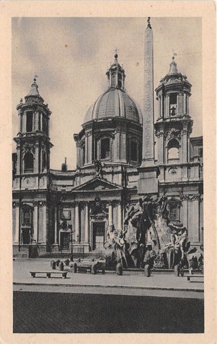 Cartolina - Postcard - Roma - Chiesa S. Agnese - …