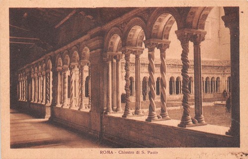 Cartolina - Postcard - Roma - Chiostro di S. Paolo …