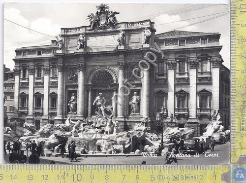 Cartolina - Postcard - Roma - Fontan di Trevi - …