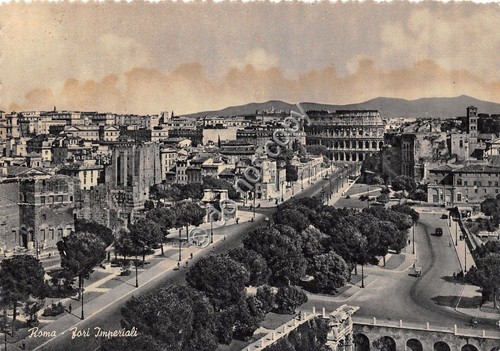 Cartolina - Postcard - Roma - Fori Imperiali - 1954