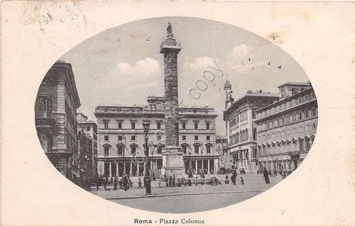 Cartolina - Postcard - Roma - Piazza Colonna - Alterocca …